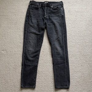 Citizens of Humanity “Olivia” High Rise Slim Ankle Jeans in charcoal wash